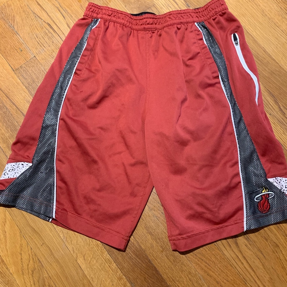 NBA Miami Heat shorts.
